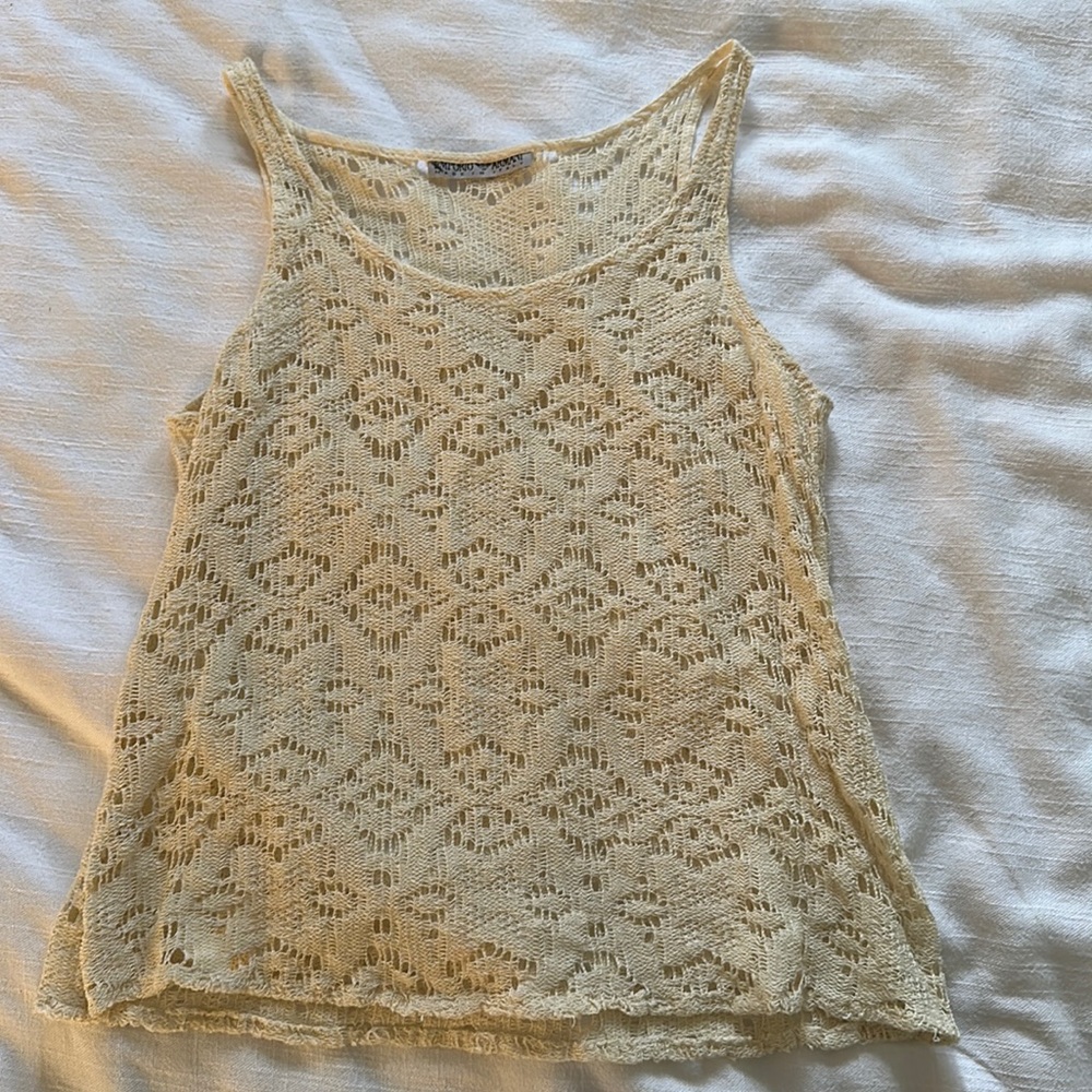 Emporio Armani crochet tank top vintage